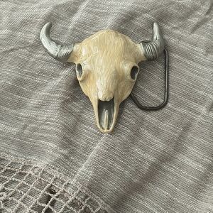 Bull Skull Belt Buckle